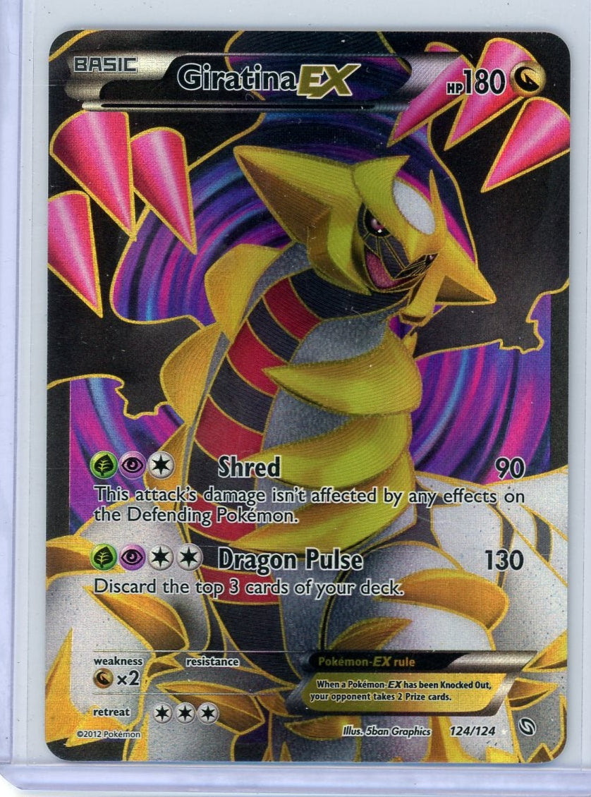 Giratina EX Pokémon Dragons Exalted Full-Art #124/124