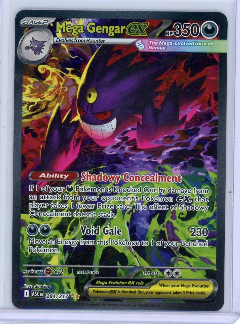 Mega Gengar ex Pokémon Ascended Heroes Special Illustration Rare #284/217