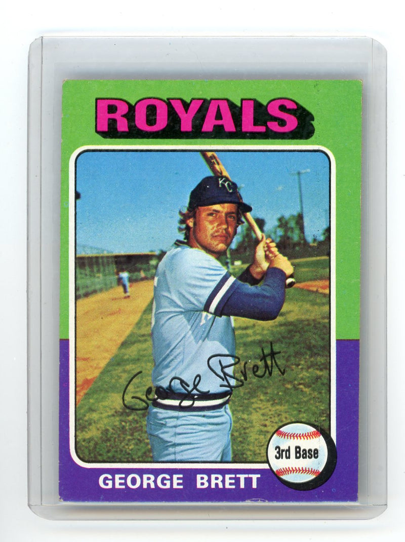 George Brett 1975 Topps Rookie Card 