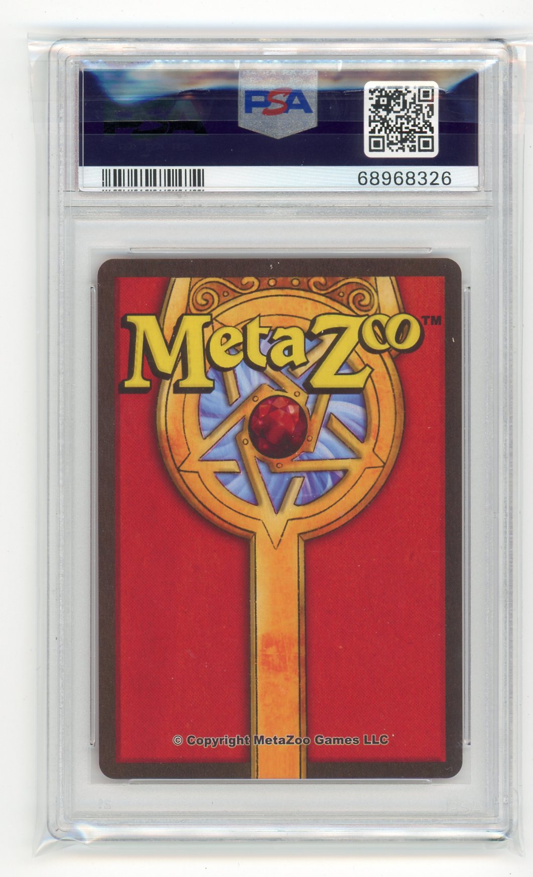 Mothman To Arms 2022 MetaZoo WPT Kickstarter Holo PSA 9