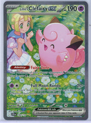 Lillie's Clefairy ex Pokémon Journey Together Special Illustration Rare #184/159