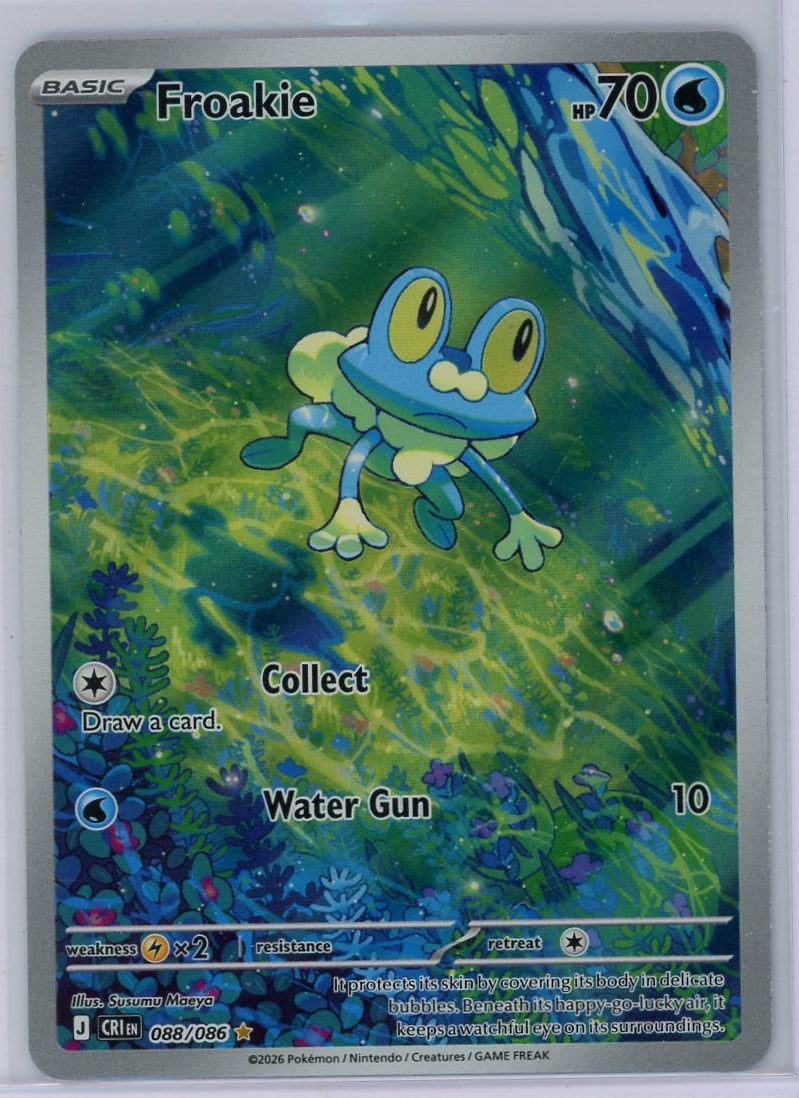 Froakie Pokémon Chaos Rising Illustration Rare #088/086