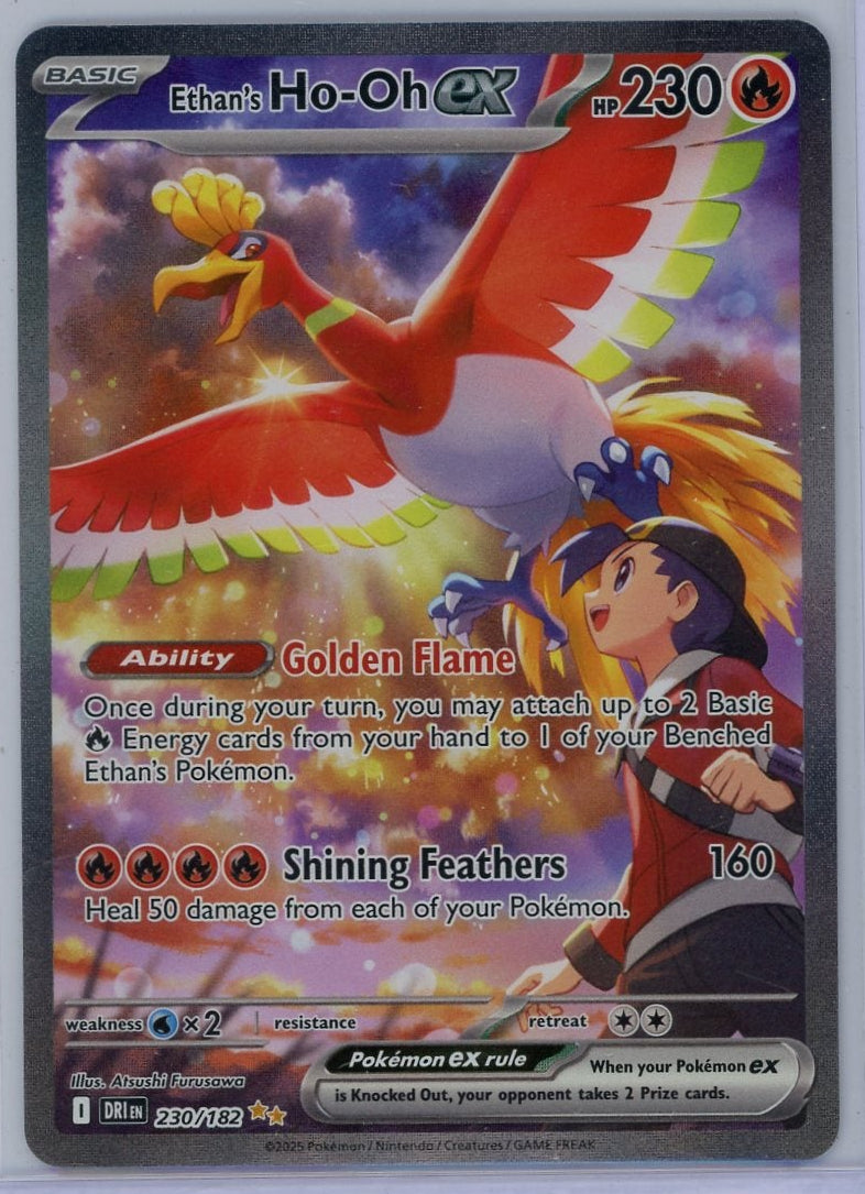 Ethan's Ho-Oh Pokémon Destined Rivals Special Illustration Rare #230/182