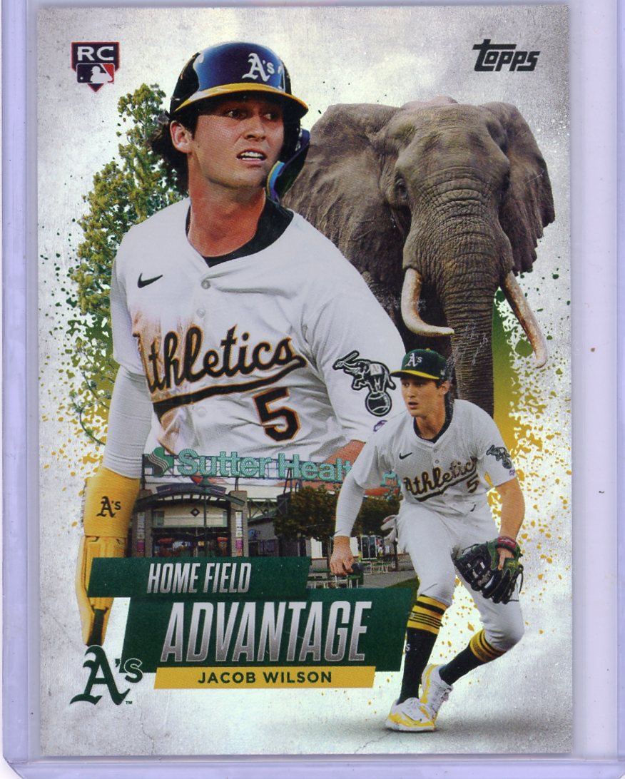 Jacob Wilson 2025 Topps Home Field Advantage rookie card SSP
