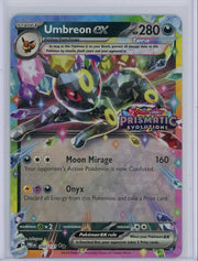 Umbreon ex Pokemon Prismatic Evolutions (stamped) #060/131