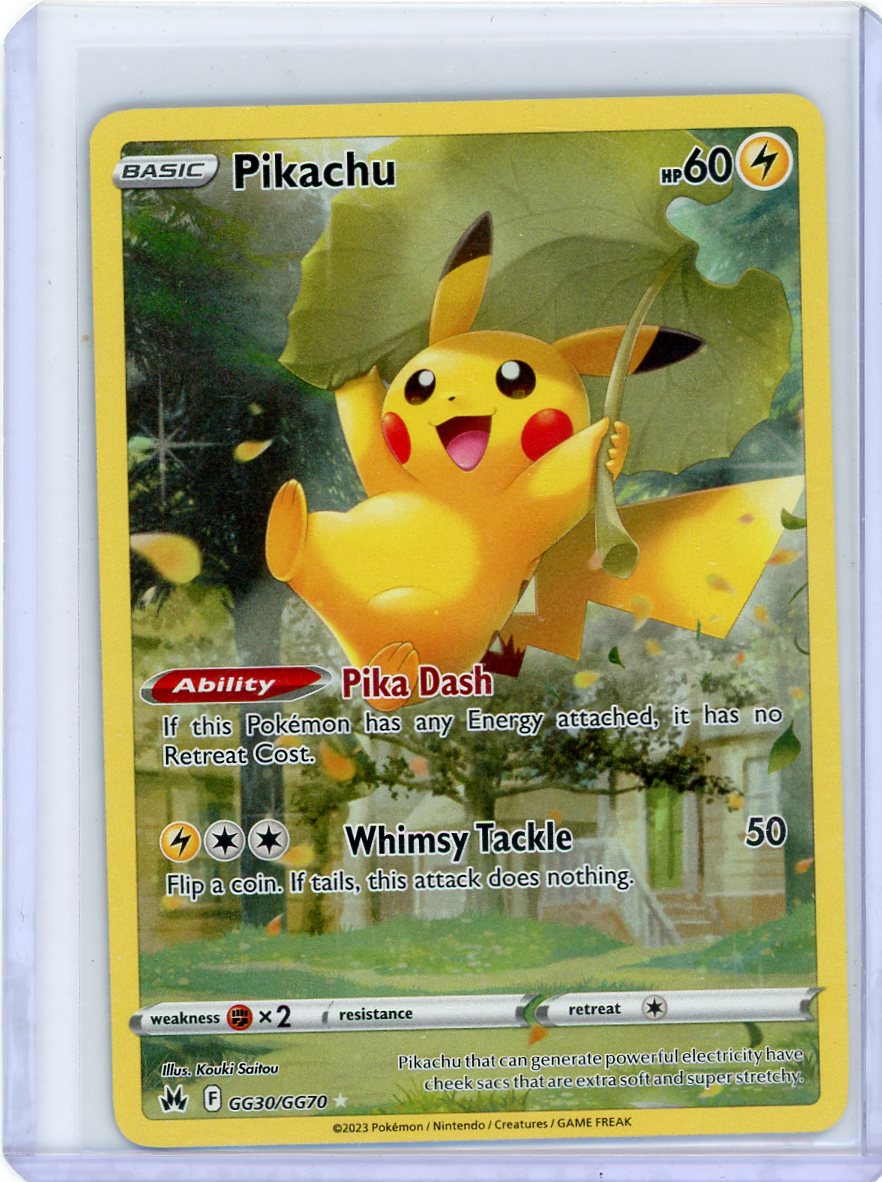 Pikachu Pokémon Crown Zenith Ultra Rare #GG30/GG70