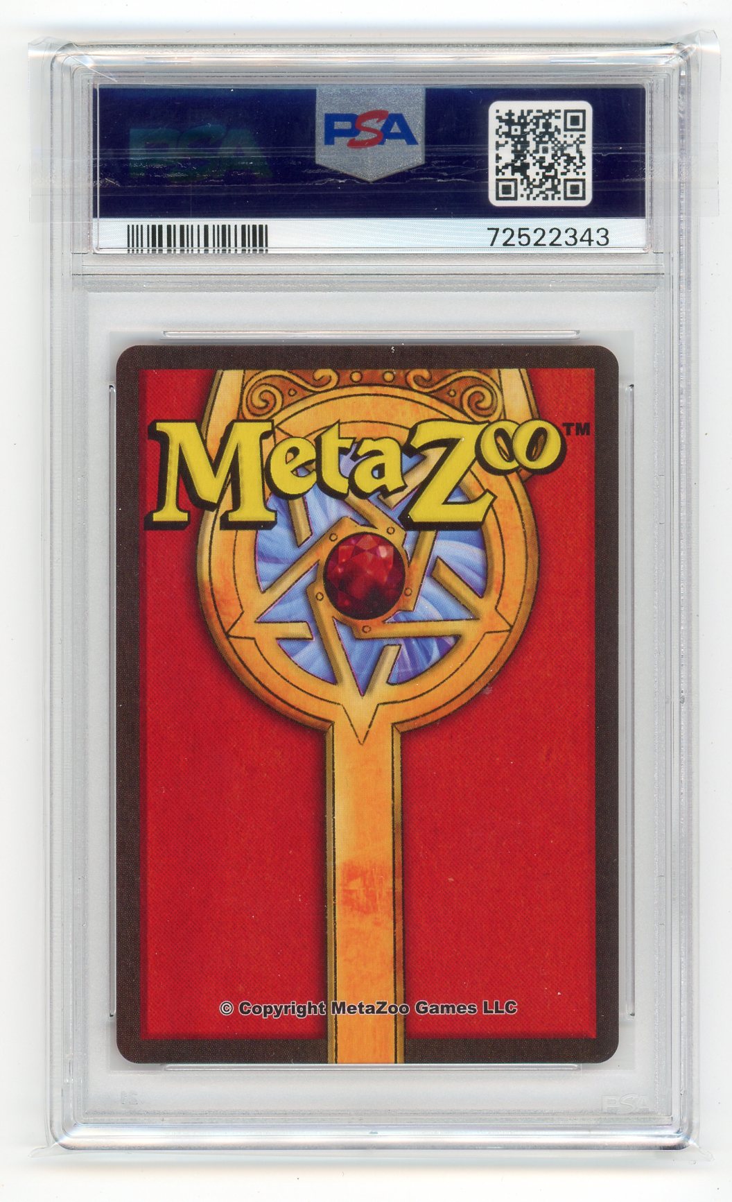 Kinderhook Blob To Arms 2022 MetaZoo WPT Kickstarter Holo PSA 9