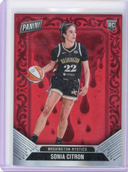 Sonia Citron 2025 Panini Black Friday Red Drip #'d 18/75