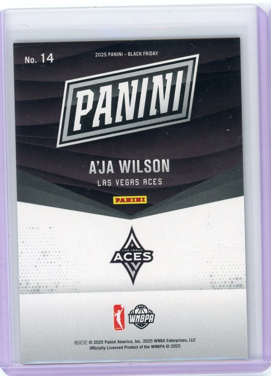 A'ja Wilson 2025 Panini Black Friday #'d 101/199