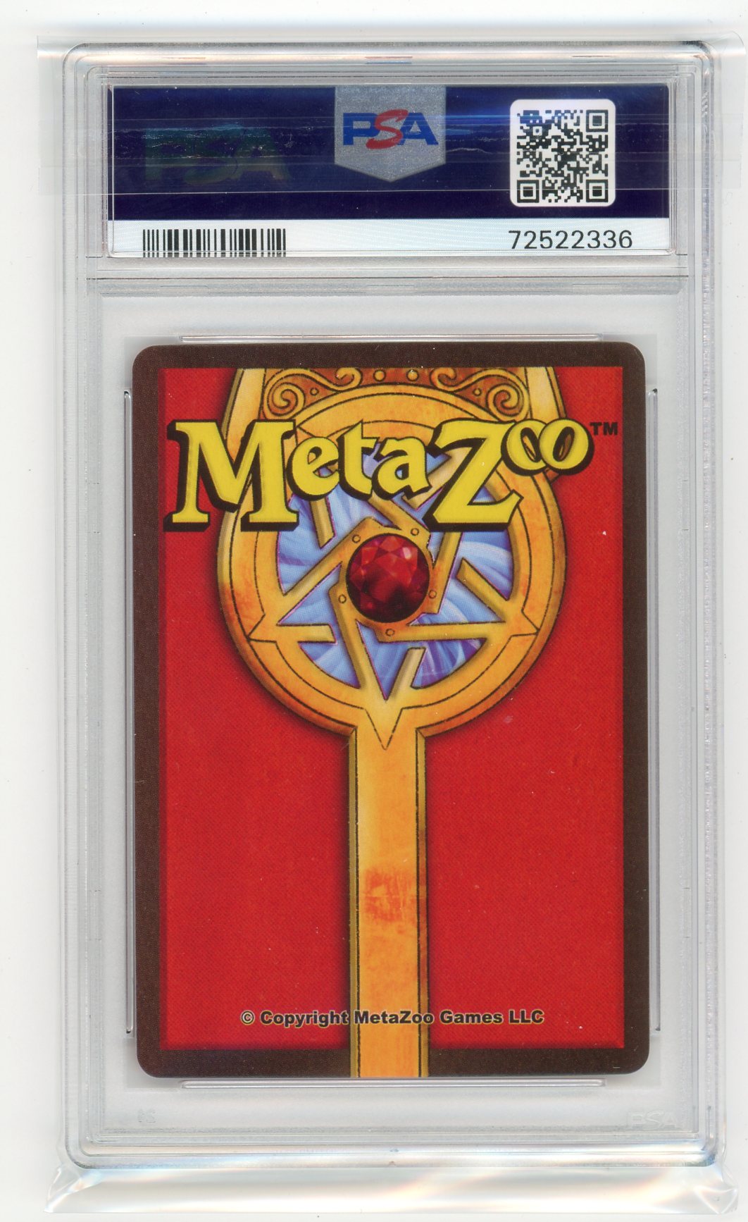 Headless Horseman 2021 MetaZoo Pin Club NightFall Mystery Collection Holo PSA 9