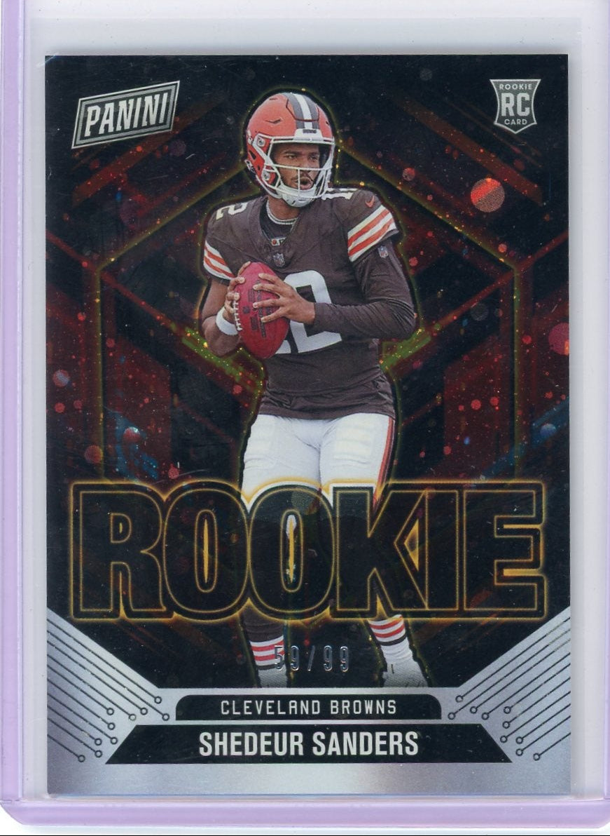Shedeur Sanders 2025 Panini Cyber Monday #'d 59/99 RC