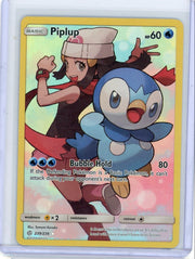 Piplup Pokémon Cosmic Eclipse Secret Rare #239/236