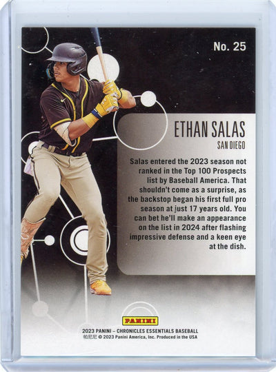 Ethan Salas 2023 Panini Chronicles Essentials blue #'d 58/99