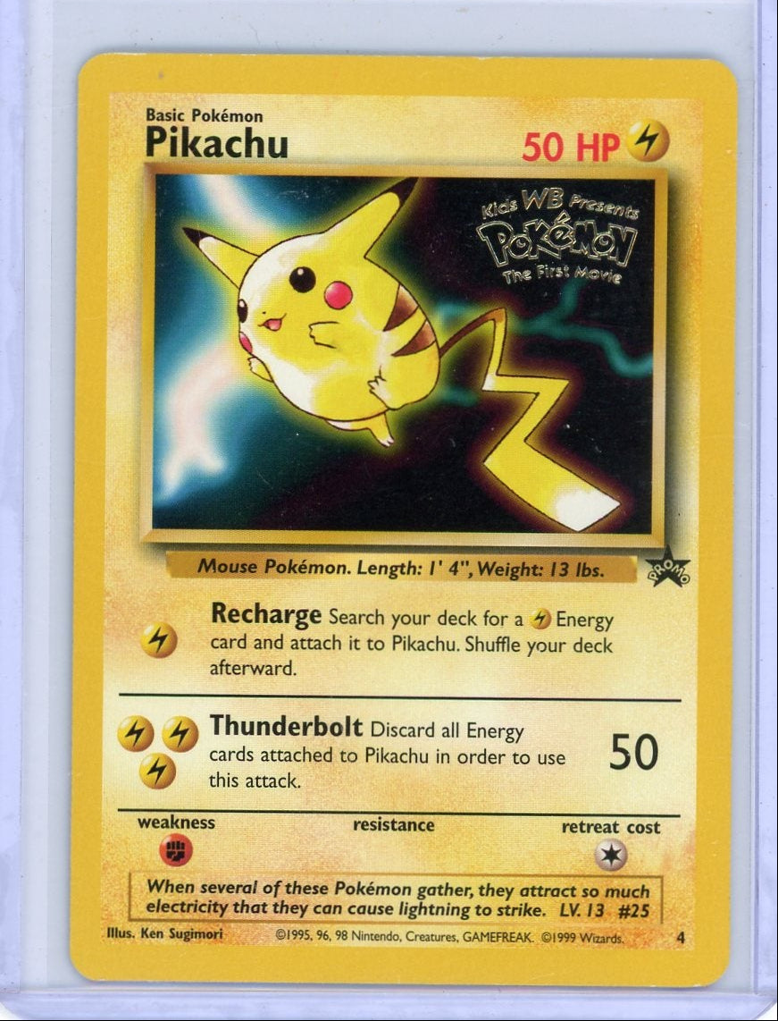 Pikachu 1999 Pokemon Movie Promo #4 LP