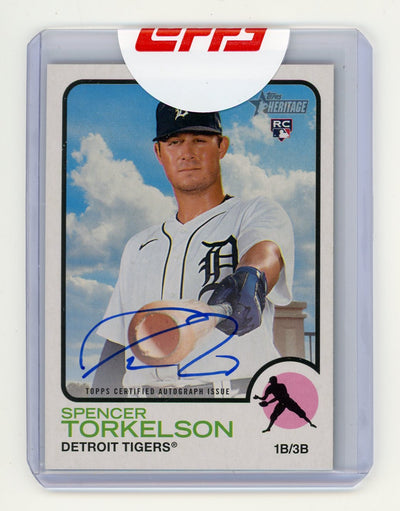 Spencer Torkelson 2022 Topps Heritage Real One Autographs High Number