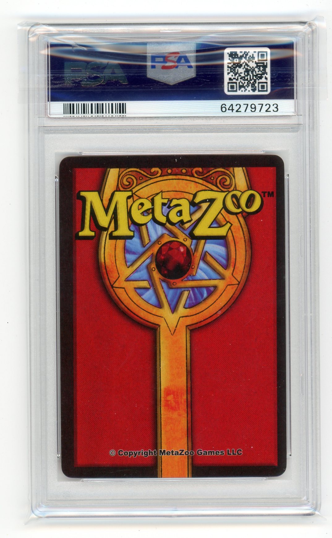 Mothman 2021 MetaZoo Cryptid Nation 2nd Edition Holo PSA 9