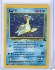 Lapras 1999 Pokemon Fossil holo #10/62