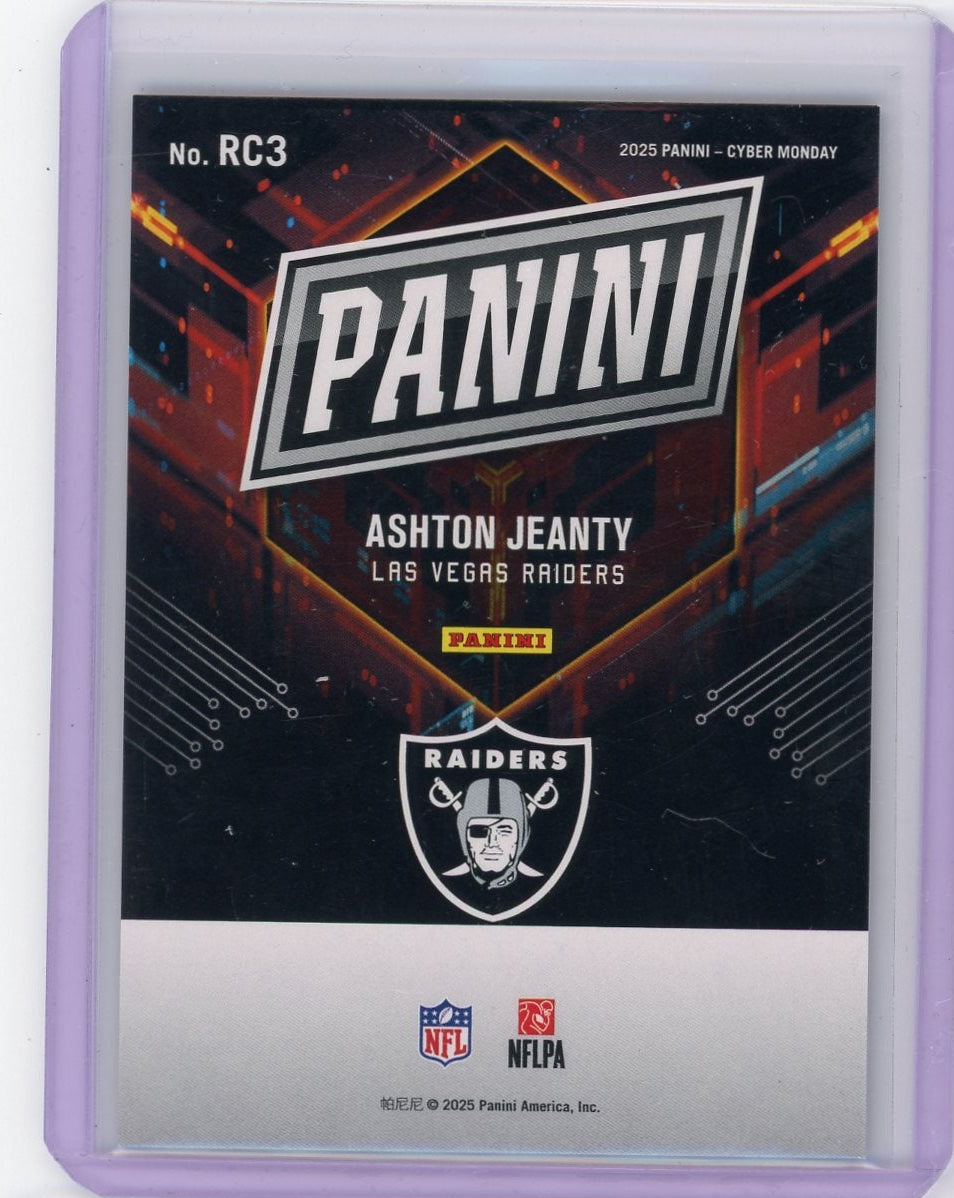 Ashton Jeanty 2025 Panini Cyber Monday #'d /99 RC