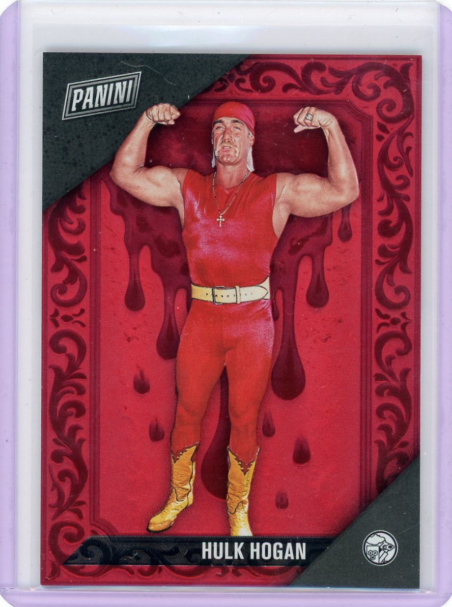 Hulk Hogan 2025 Panini Black Friday Red Drip #'d 059/75