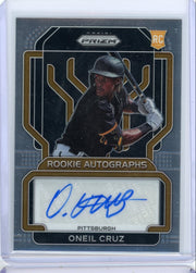 ONeil Cruz 2022 Panini Prizm autograph rookie card