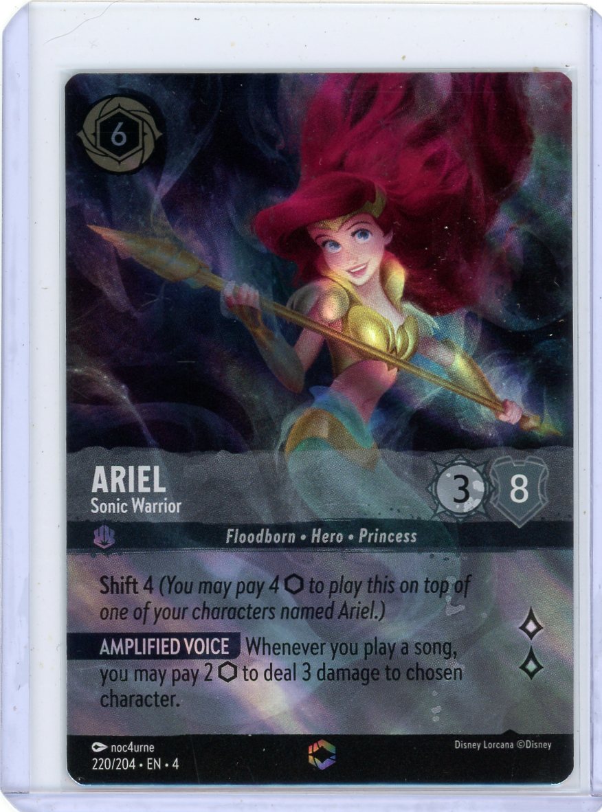 Ariel Disney Lorcana Ursula's Return Enchanted 220/204