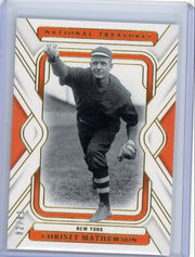 Christy Mathewson 2025 Panini National Treasures Baseball Holo Gold #'d 82/99