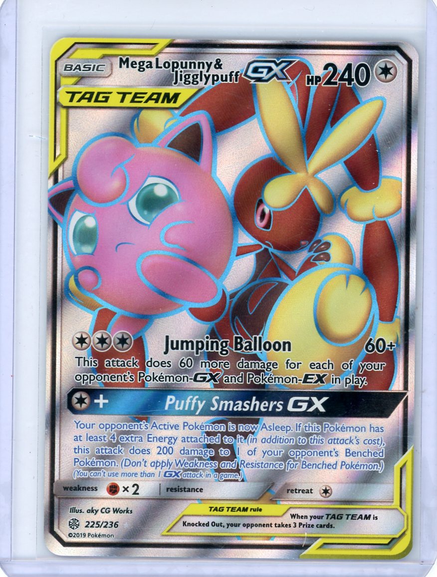 Mega Lopunny & Jigglypuff Tag Team GX Cosmic Eclipse 226/236