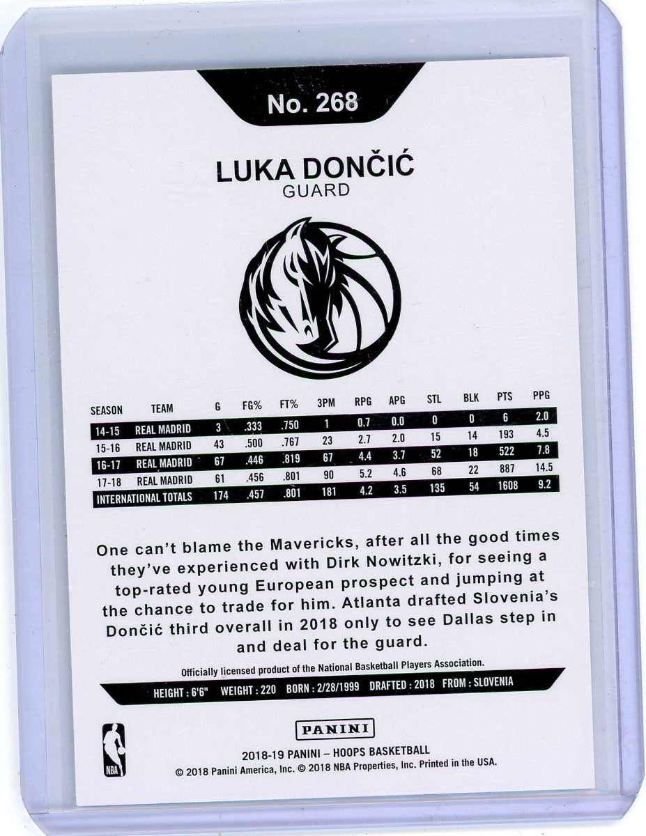 Luka Dončić 2018-19 Panini NBA Hoops RC