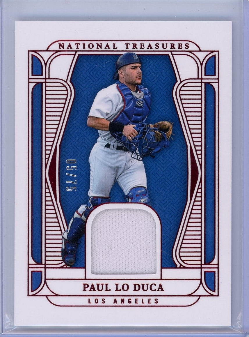 Paul Lo Duca 2025 Panini National Treasures Baseball Relic Ruby #'d 05/75