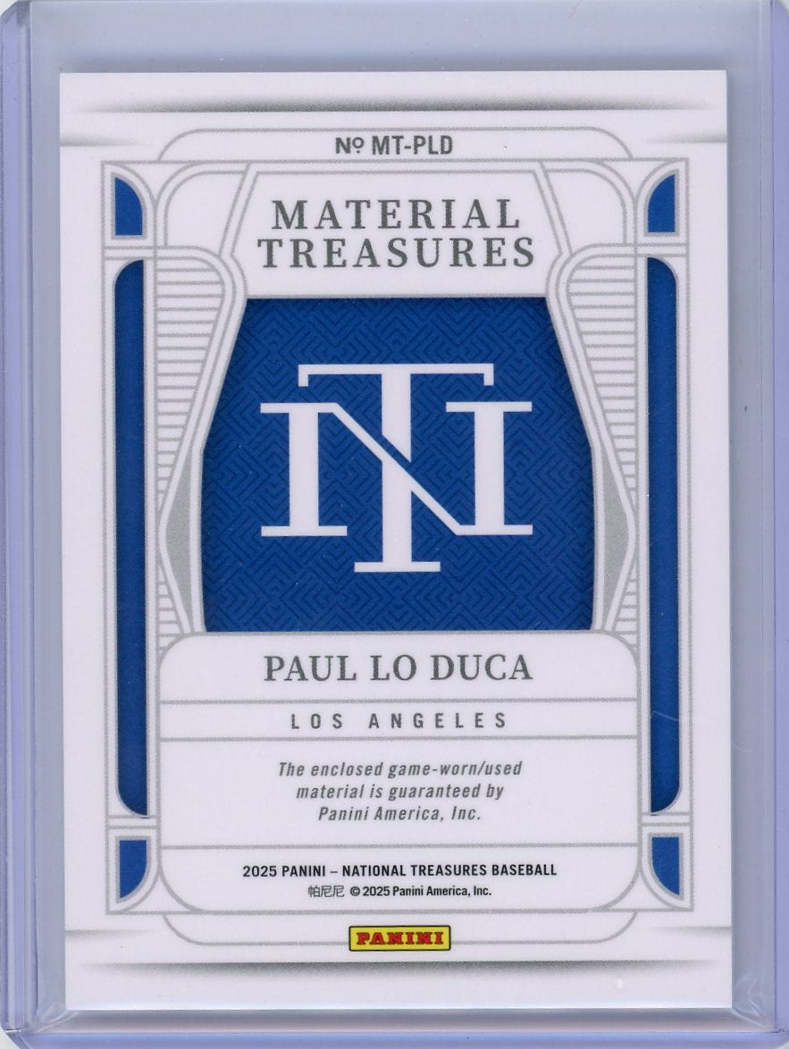 Paul Lo Duca 2025 Panini National Treasures Baseball Relic Ruby #'d 05/75