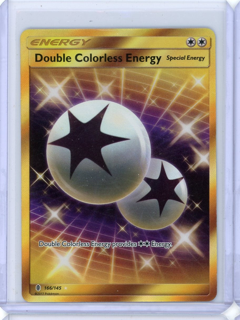 Colorless V Pokemon Double Colorless Energy 2017 Pokemon Guardians Rising Secret rare #166 ...