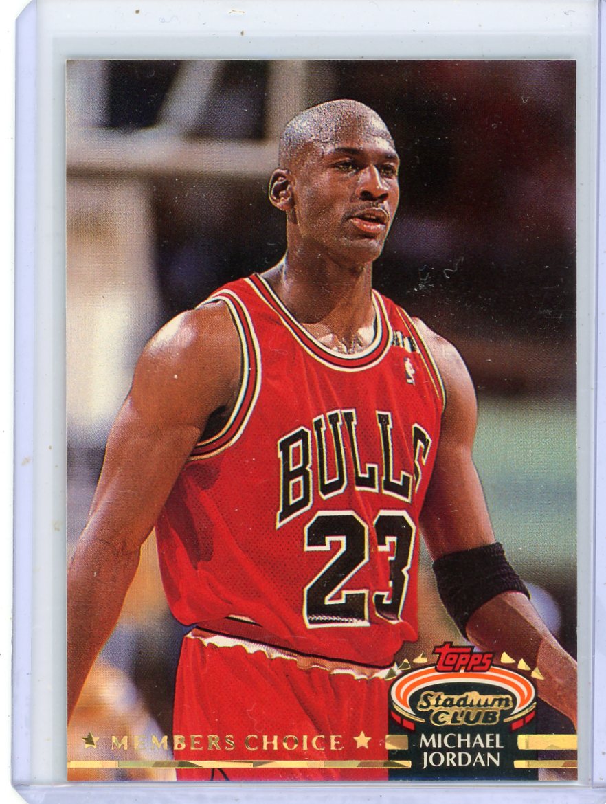 Michael Jordan 1993 Topps Stadium Club Member's Choice
