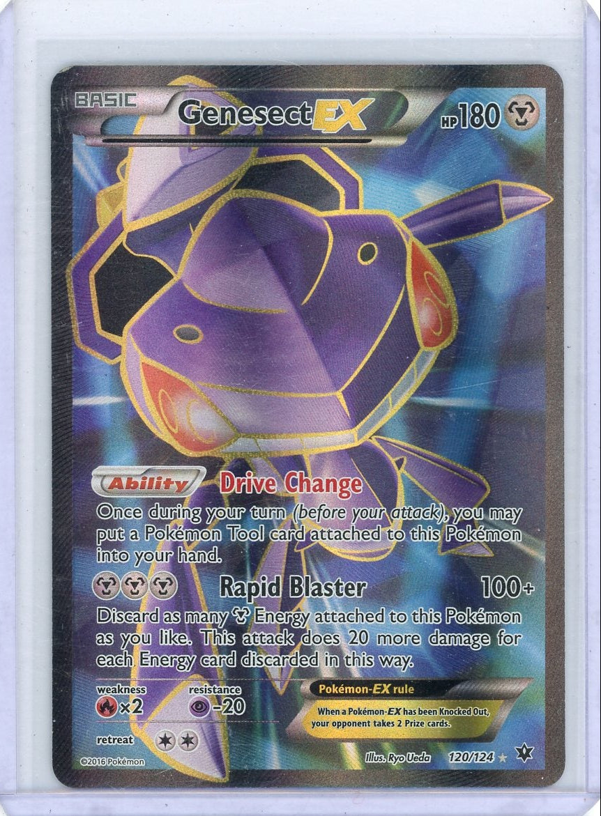 Genesect EX 2016 Pokemon Fates Collide Full Art #120/124