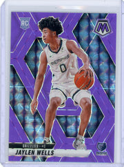 Jaylen Wells 2024-25 Mosaic Purple Flourescent /249 RC