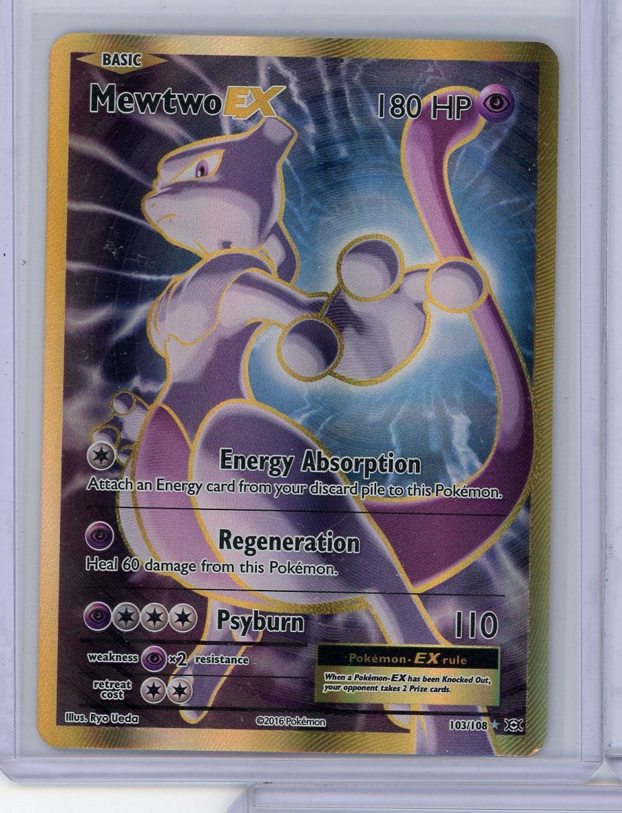 Mewtwo EX Pokémon 2016 XY Evolutions Full-Art #103/108