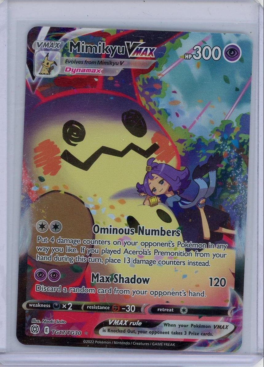 Mimikyu VMAX 2022 Pokémon Brilliant Stars Ultra Rare #TG17/TG30