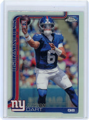 Jaxson Dart 2025 Topps Chrome Base Refractor RC