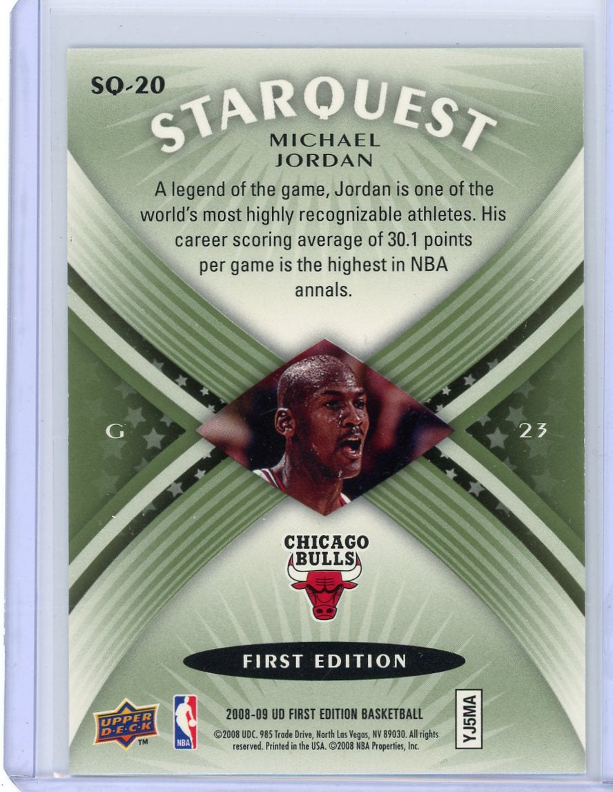 Michael Jordan 2008-09 Upper Deck First Edition Basketball Starquest First Edition