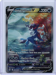 Hisuian Samurott V Pokémon Crown Zenith Galarian Gallery #GG51/GG70