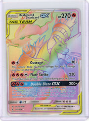 Reshiram & Charizard GX Unbroken Bonds Rainbow Foil #217/214