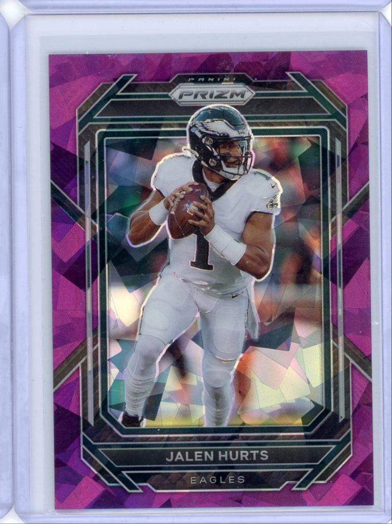 Jalen Hurts 2023 Panini Prizm Purple Ice 