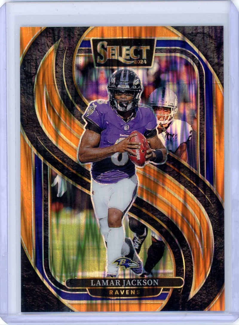 Lamara Jackson 2024 Panini Select Orange Prizm Shock 