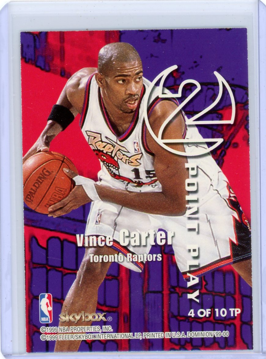Kobe Bryant/Vince Carter 1999-00 Skybox Dominion 2 Point Play