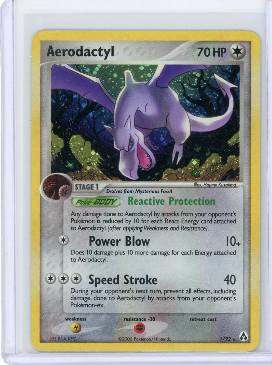 Aerodactyl Pokémon Legend Maker Holo #1/92