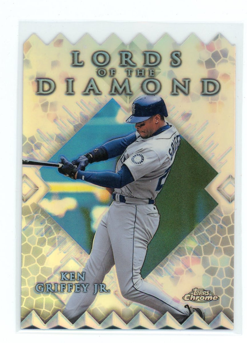 Ken Griffey Jr. 1999 Topps Chrome Lords of the Diamond Refractor #LD1 –  Piece Of The Game