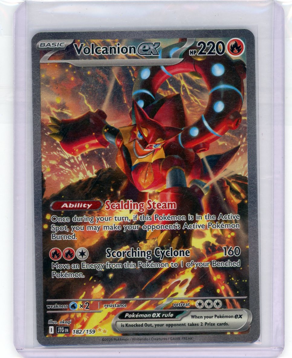 Volcanion ex Pokémon Destined Rivals Special Illustration Rare #182/159
