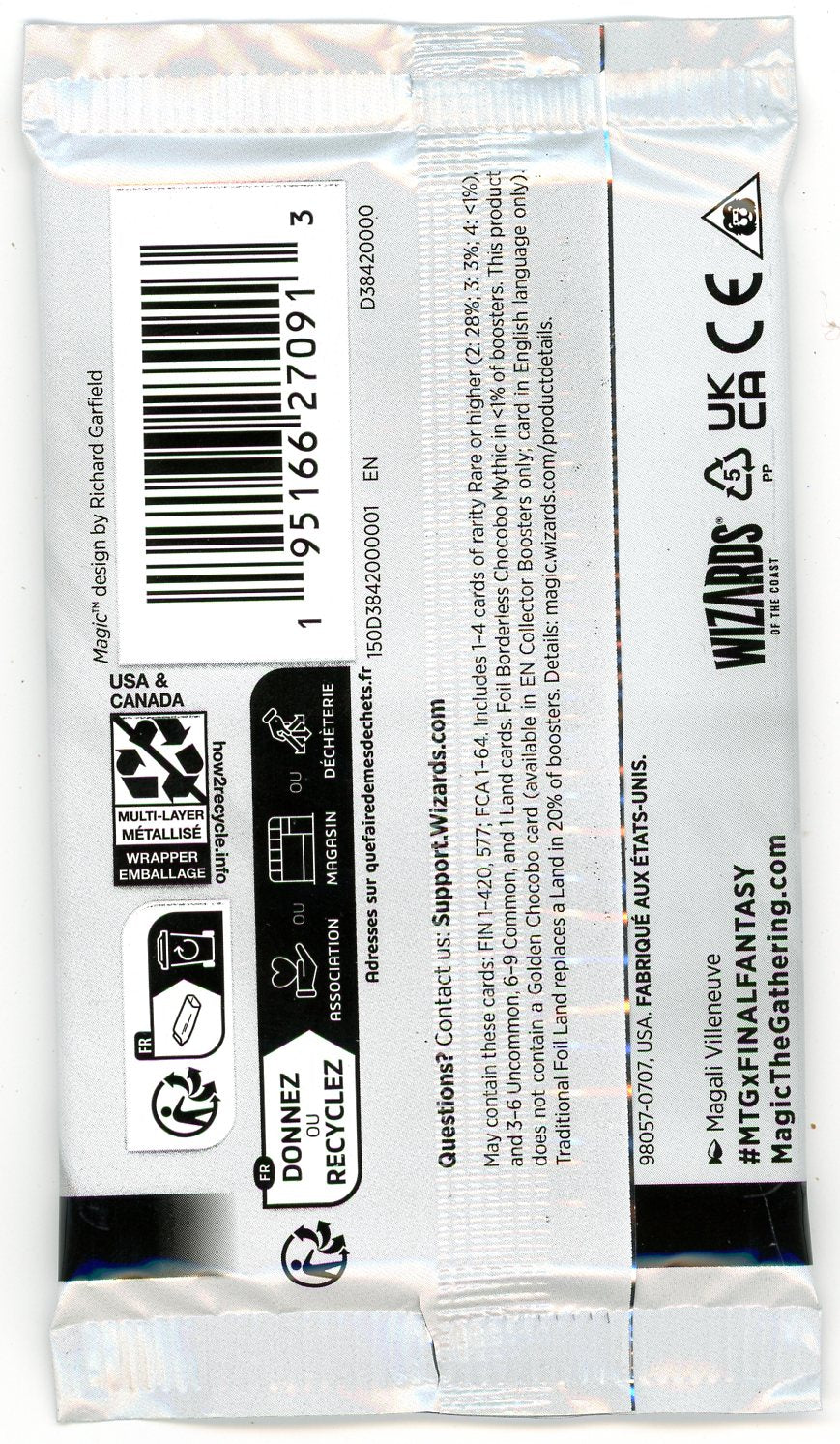 Magic the Gathering Final Fantasy Play Booster Pack