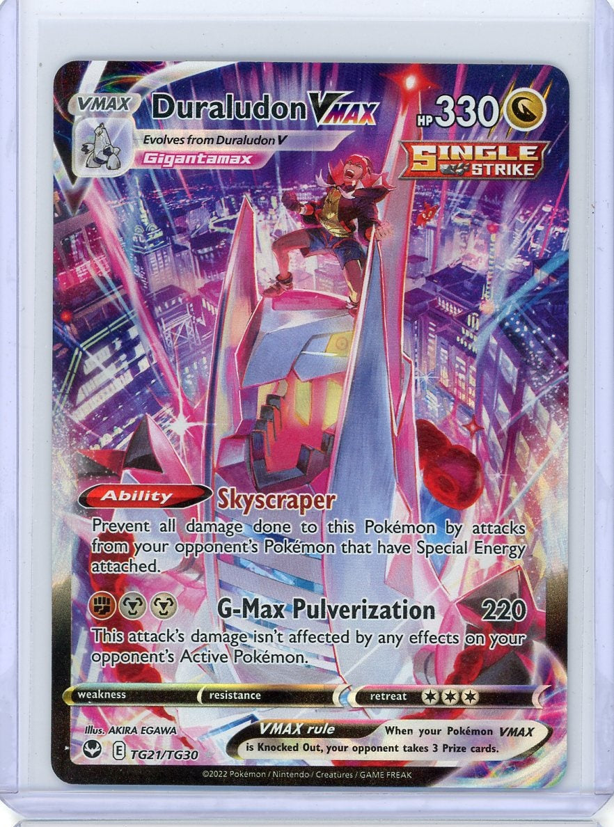 Duraludon Vmax Pokémon Silver Tempest Ultra Rare #TG21/TG30