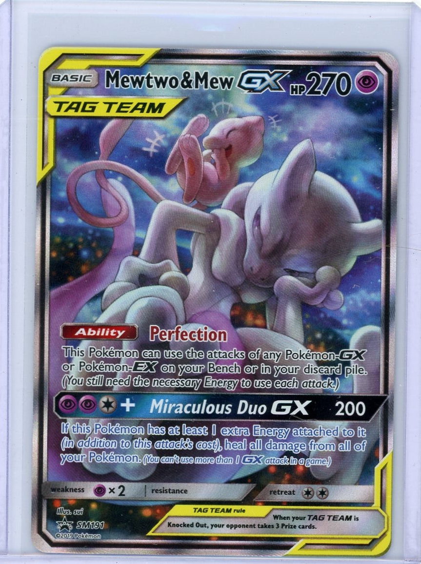 Mewtwo & Mew GX Pokémon Black Star Promo #SM191