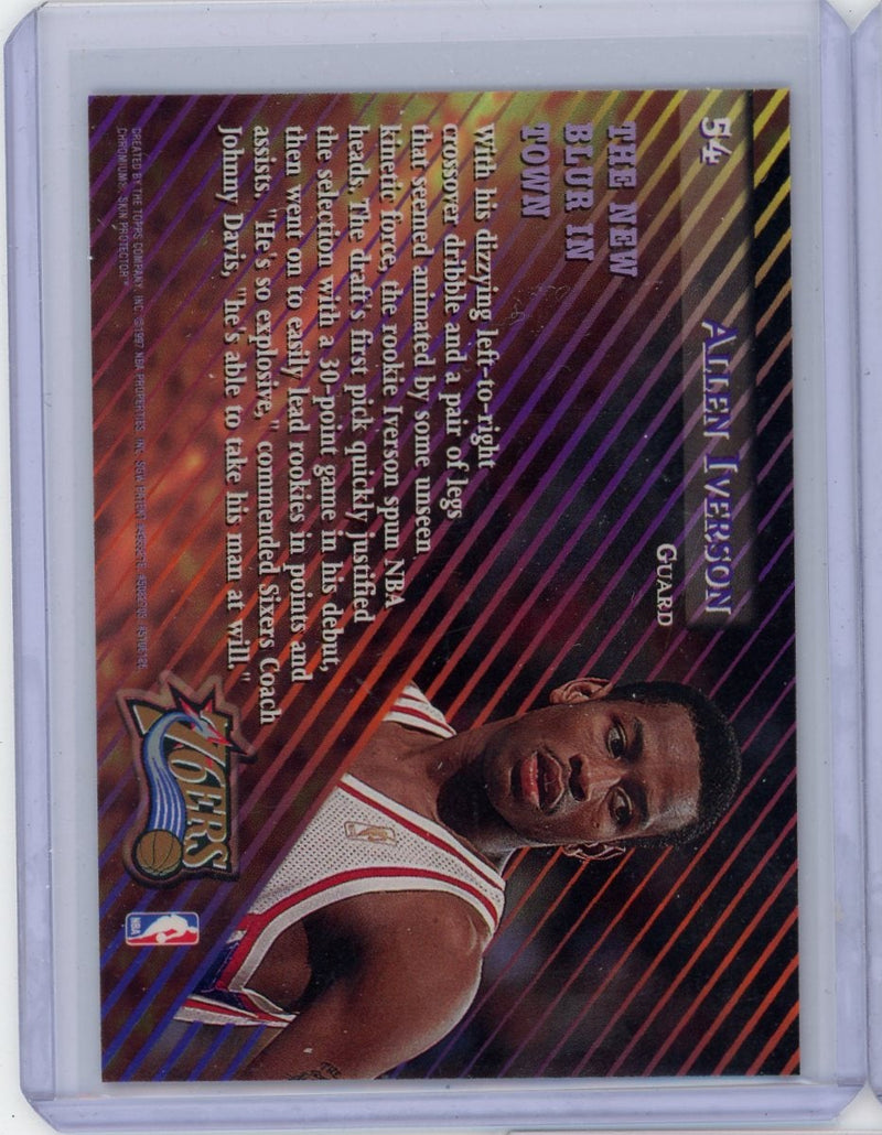 Allen Iverson 1996-97 Stadium Club Members Only 55